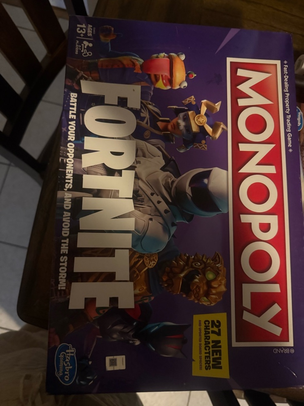 Hasbro Monopoly Fortnite Edition Board Game - Purple